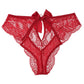 Lace Hollow Out Underwear with Bow