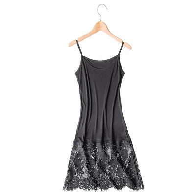 Natural SILK Lace Slip