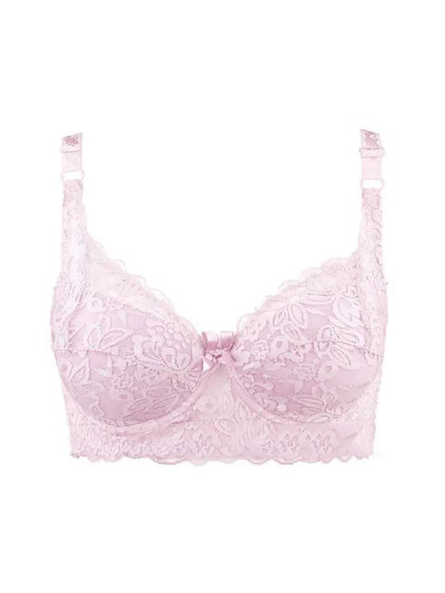 Plus size Embroidery Bra