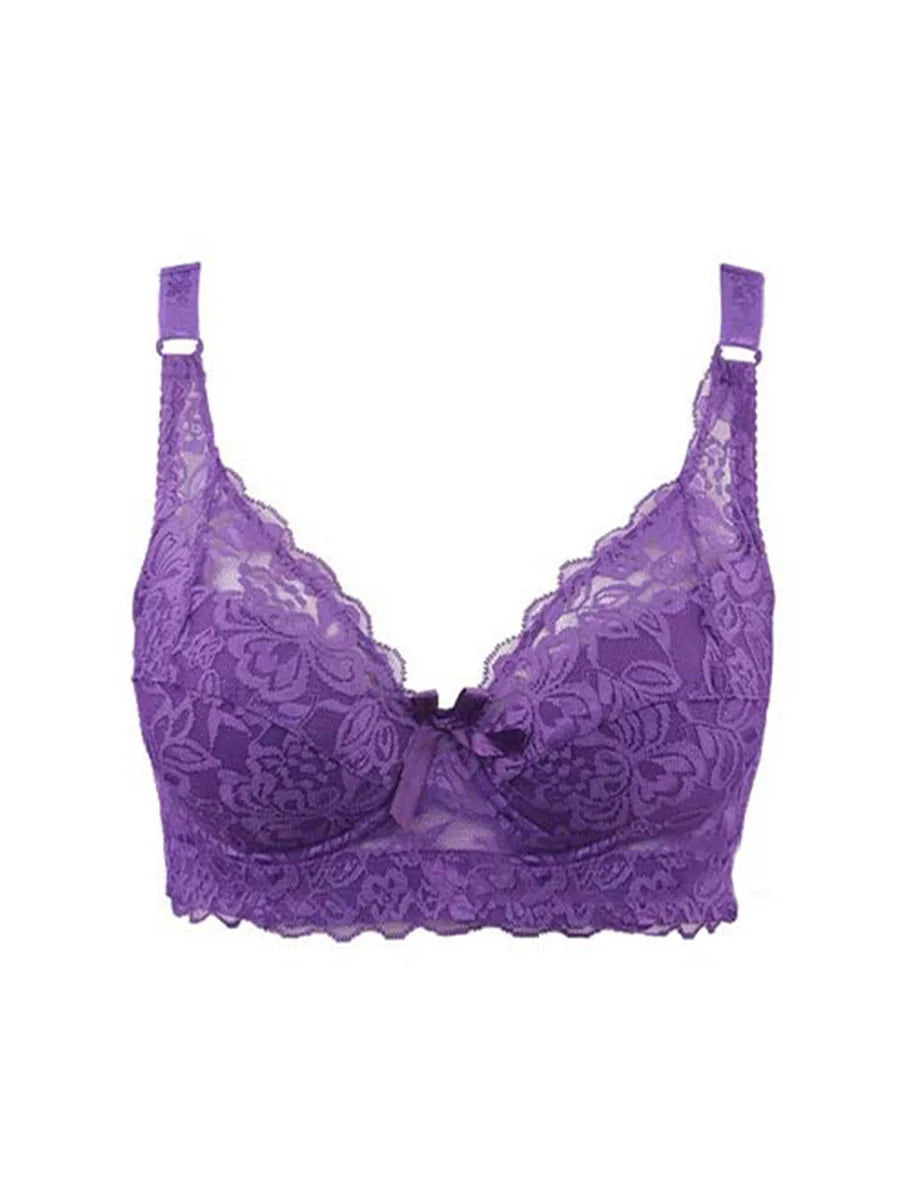 Plus size Embroidery Bra