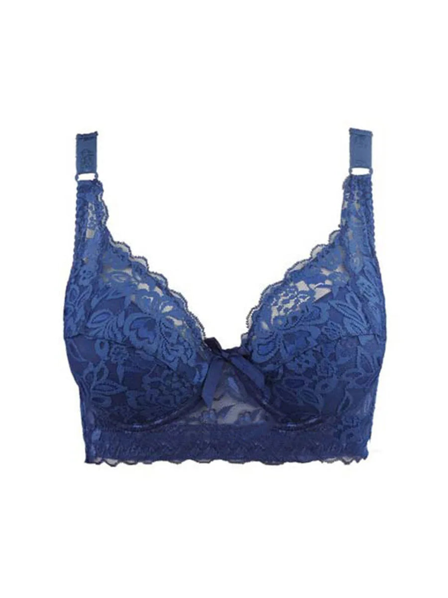 Plus size Embroidery Bra