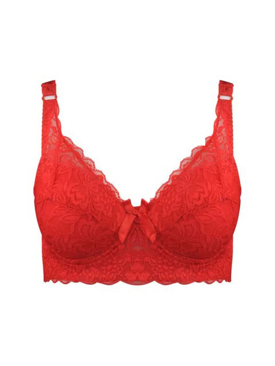 Plus size Embroidery Bra