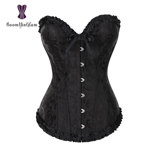 Sexy Gothic Lace Up Boned Corset