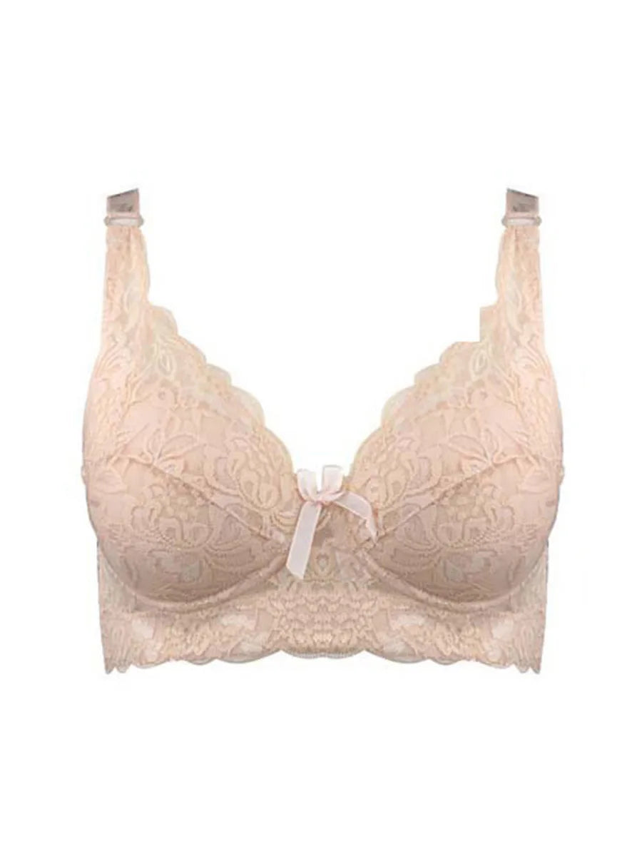 Plus size Embroidery Bra