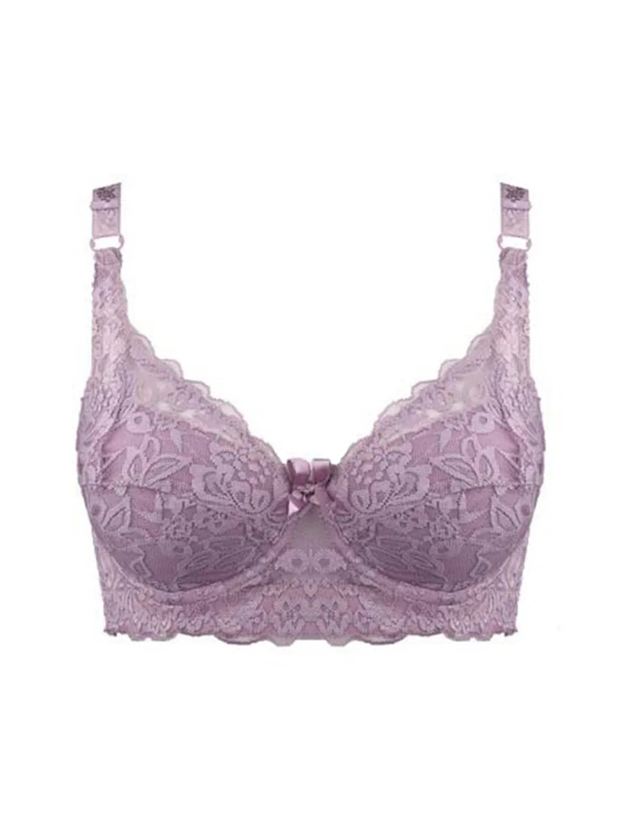 Plus size Embroidery Bra