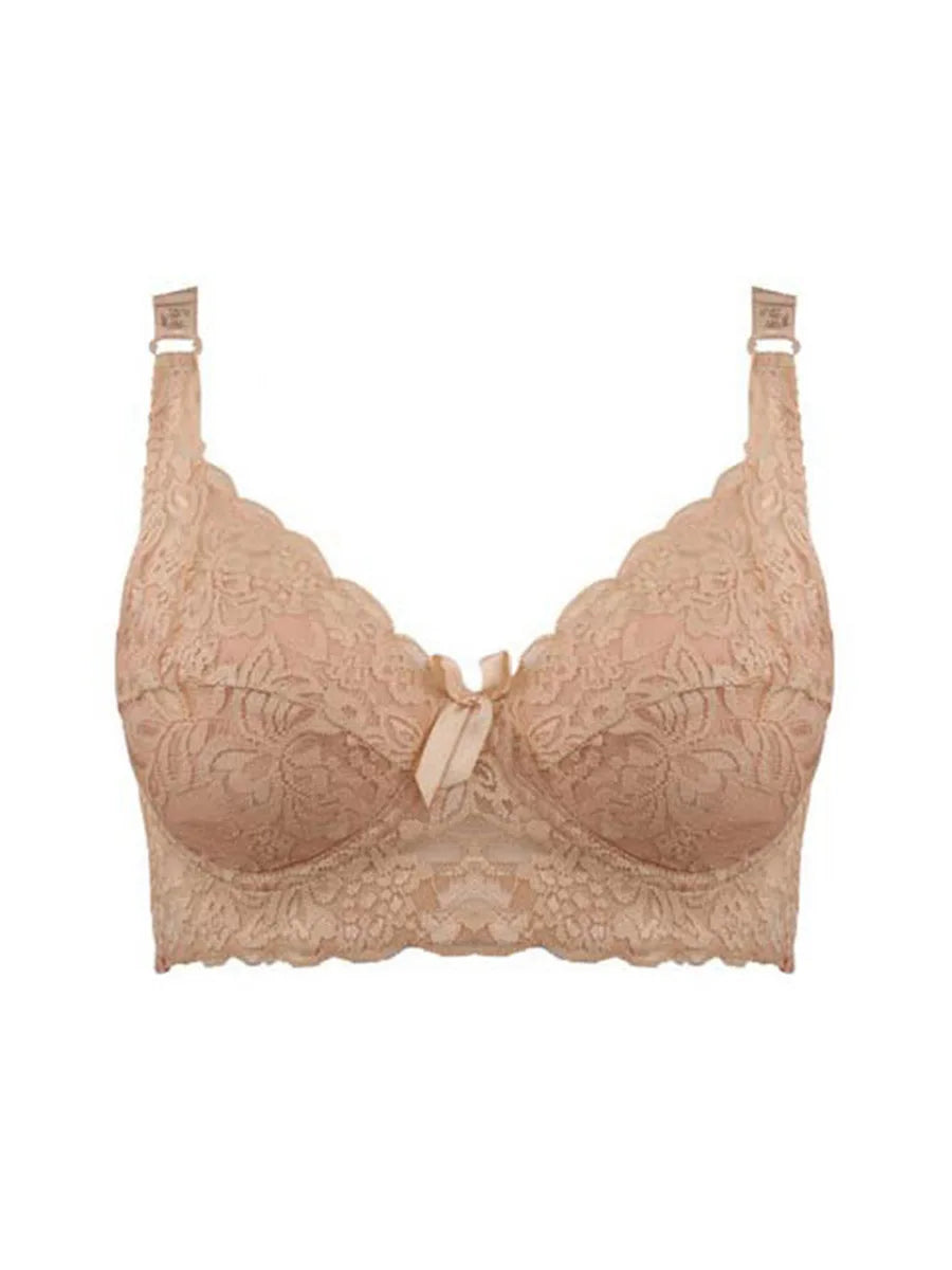 Plus size Embroidery Bra