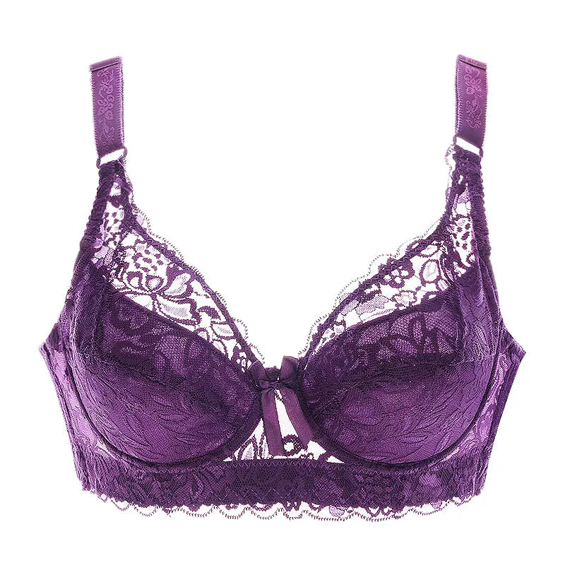 Plus size Embroidery Bra