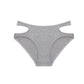 Cross Design Solid Color Panties