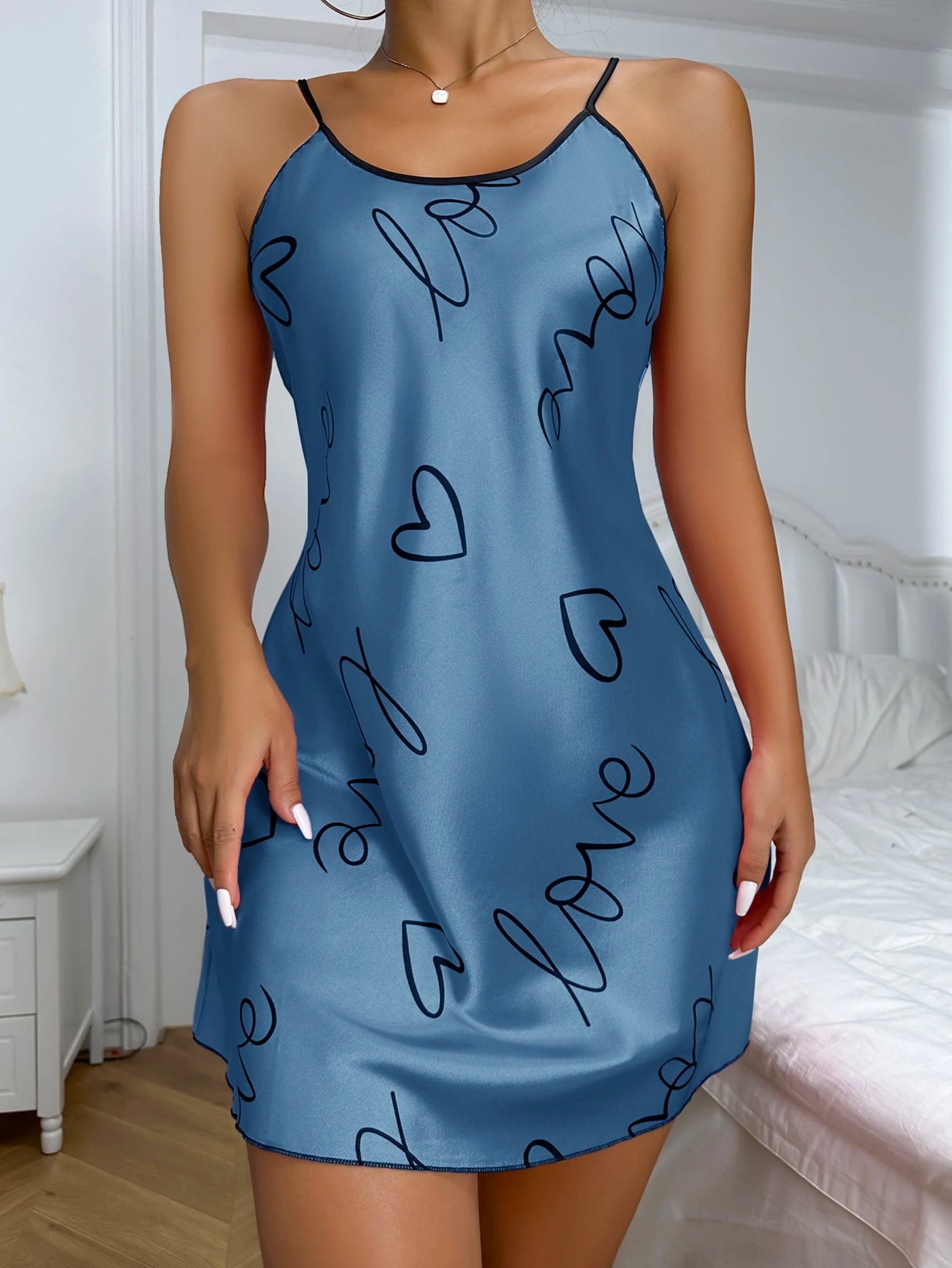 Sleeveless Spaghetti Strap Nightwear