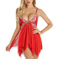 Alluring Lace Mesh Nightdress