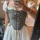 Lace Up Corset With Straps