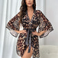 Leopard Print Kimono