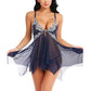 Alluring Lace Mesh Nightdress