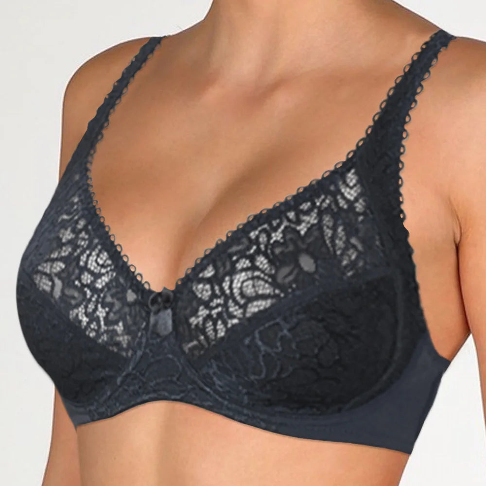 Floral Mesh Lace Bra