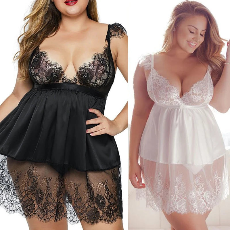 Plus Size Sexy Lace Lingerie