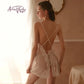 Sexy Lingerie V-Neck Silk Nightgown