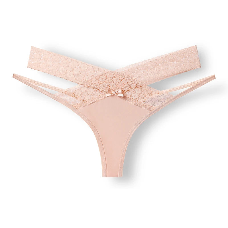 Breathable Cross Hollow Seamless Panties