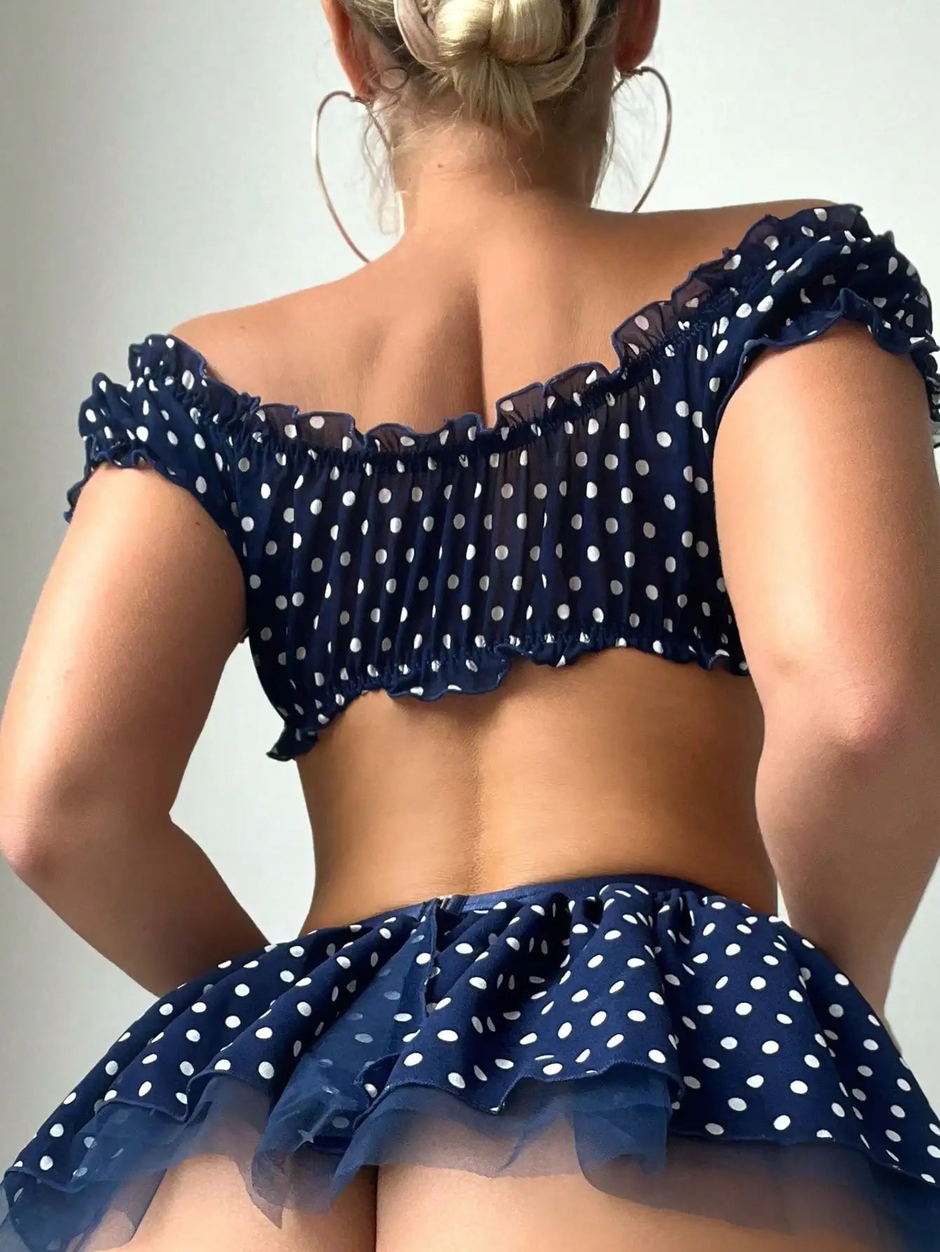 Polka Dot Lingerie Set