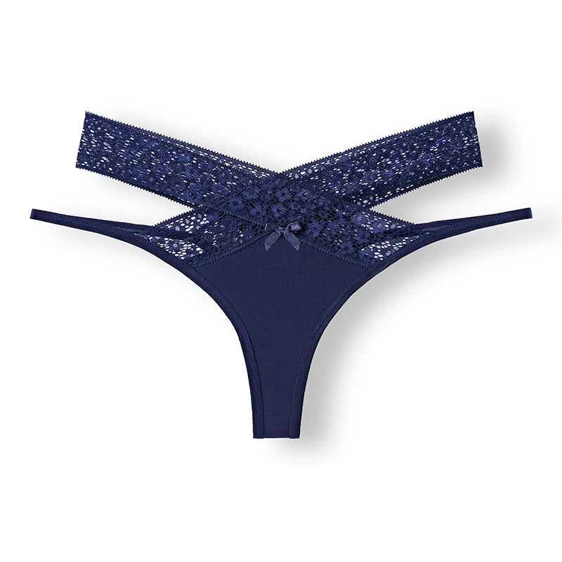 Breathable Cross Hollow Seamless Panties