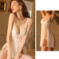 Alluring Lace Mesh Nightdress