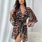Leopard Print Kimono