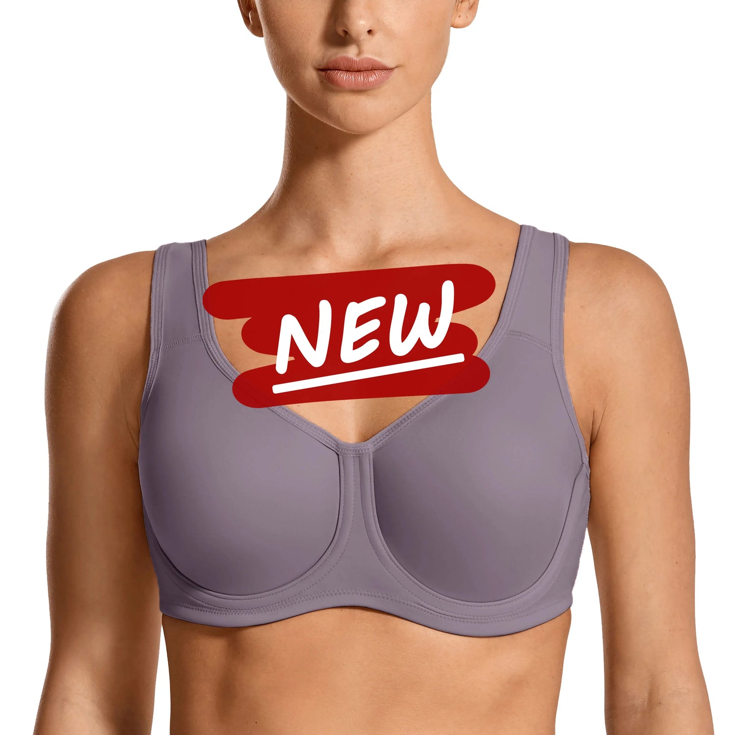 Big Size Sports Bra with Adjustable Strap