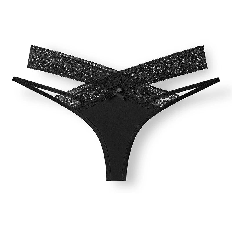 Breathable Cross Hollow Seamless Panties