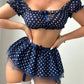 Polka Dot Lingerie Set