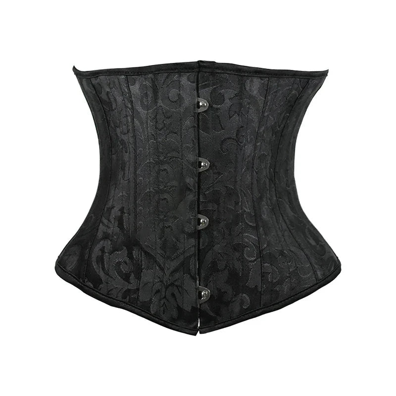 Steampunk Steel Boned Lace up Overbust Corset