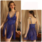 Alluring Lace Mesh Nightdress