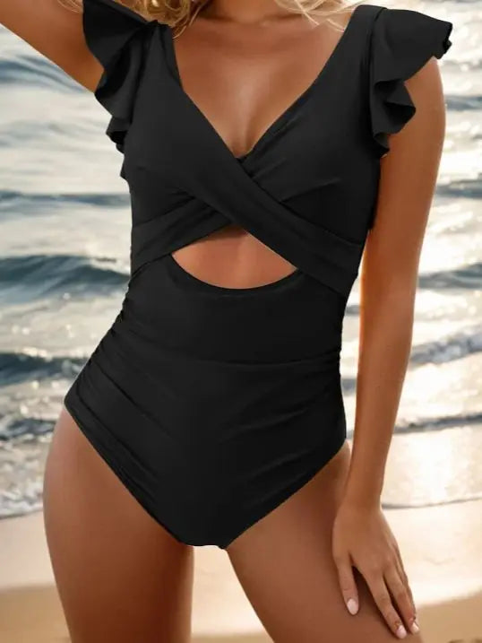 One Piece Ruffle Swimsuit