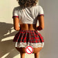 Super Hot Uniform Schoolgirl Babydoll